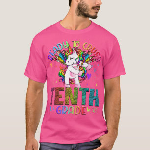 Bereit, den zehnten 10. Grad zurück zur Uni zu rei T-Shirt