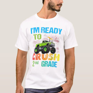 Bereit den Zweitklässler-Monster zu zermalmen T-Shirt