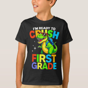 Bereit, die erste Klasse zu knacken 1. Schultag Di T-Shirt