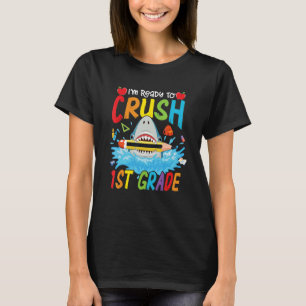 Bereit, die ersten Haifische der Stufe nach Schoo T-Shirt