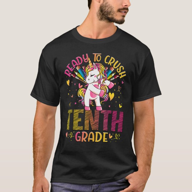 Bereit, die zehnte Klasse wieder in die Schule zu  T-Shirt (Vorderseite)