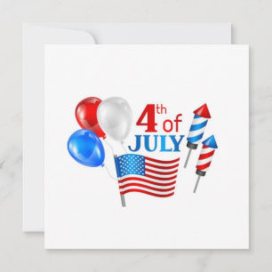 **BEREIT, EIN *4. JULI PARTY* EINLADEN ZU FEIERN EINLADUNG