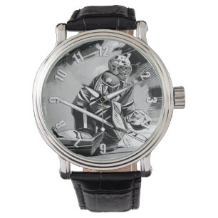 Bereit für alles - Eishockey-Torhüter Armbanduhr