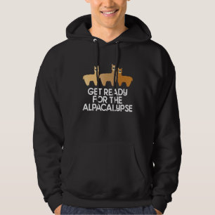 Bereit für Alpacalypse Alpaca Llama Lover Hoodie