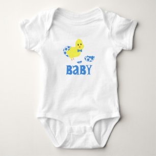 Bereit für Chicky Boy Babydusche Baby Strampler