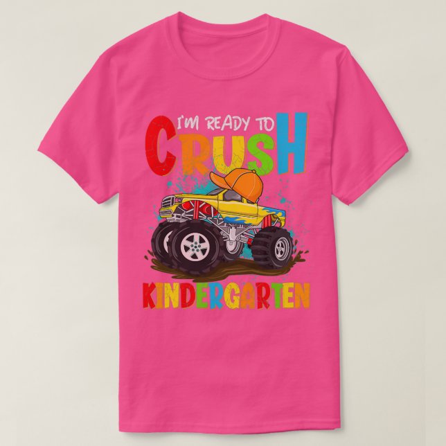 Bereit für das Kindergartenmonster T-Shirt (Design vorne)