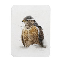 Bereit für das Schneemagnet