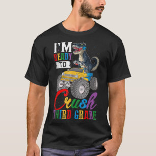 Bereit für den 3. Klasse-T-Rex-Monster-LKW zurück T-Shirt