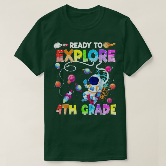 Bereit für den 4. T-Shirt (Design vorne)