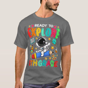 Bereit für den 8. Klasse Skaten Astronaut Zurück T T-Shirt