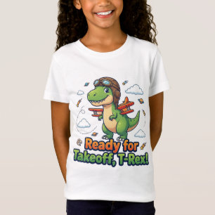 Bereit für den Abflug T-Rex Süßer Dinosaurier T-Sh T-Shirt