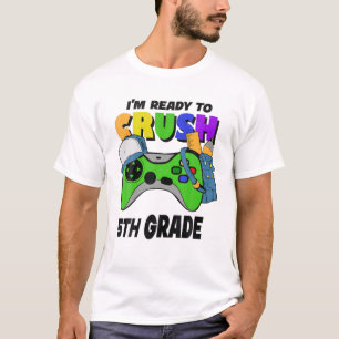 Bereit für den Absturz von Boys der 5. Klasse von T-Shirt
