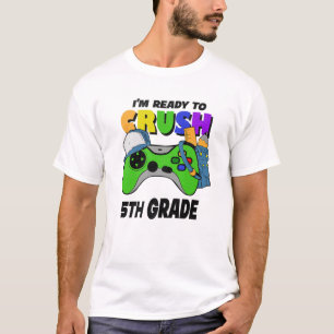 Bereit für den Absturz von Boys der 5. Klasse von T-Shirt