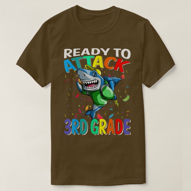 Bereit für den Angriff auf den 3. T-Shirt (Design vorne)
