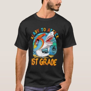 Bereit für den Angriff auf die 1. Klasse zurück au T-Shirt