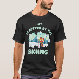 Bereit für den Apfelteil T - Shirt für Skifahrer