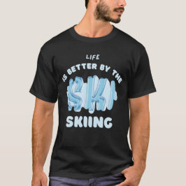 Bereit für den Apfelteil T - Shirt für Skifahrer