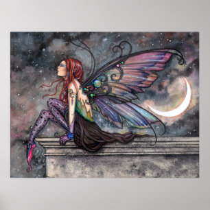 Bereit für den Flug mystischer ätherischer Fairy A Poster