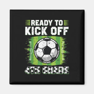 Bereit für den Kick-Off 4. Klasse Fußball erster S Magnet