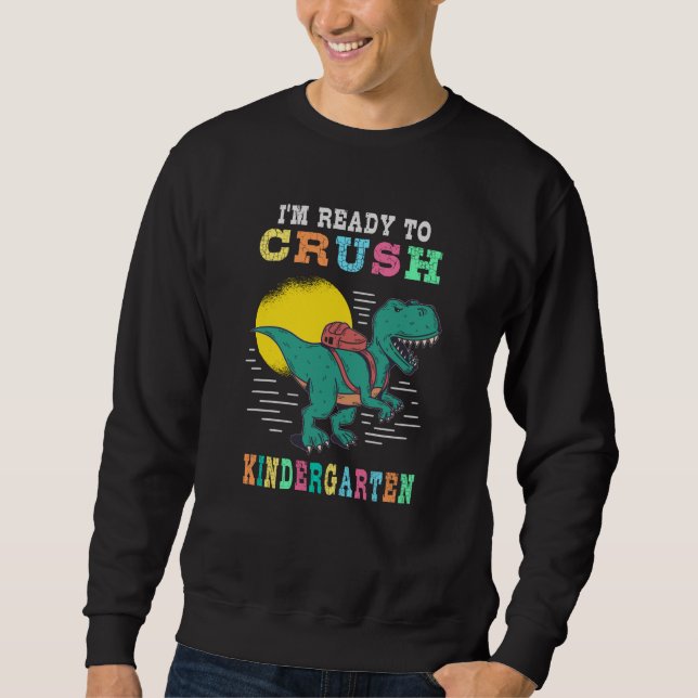 Bereit für den Kindergarten Sweatshirt (Vorderseite)