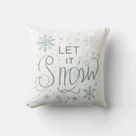 Bereit für den Winter! Lassen Sie es schneit Kissen