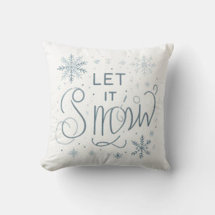 Bereit für den Winter! Lassen Sie es schneit Kissen