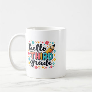 Bereit für die 3. Klasse Kleidung für den Schulbeg Kaffeetasse