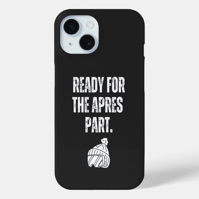 Bereit für die Apres-Teil-Gehäuse Case-Mate iPhone Hülle (Rückseite)