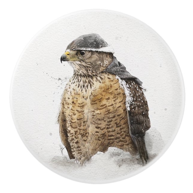 Bereit für die Schneeballknopf Keramik Keramikknauf (Vorderseite)