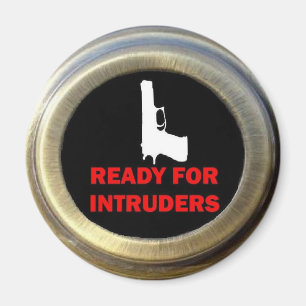 Bereit für die Sicherheit von Intruders-Waffen Magnet