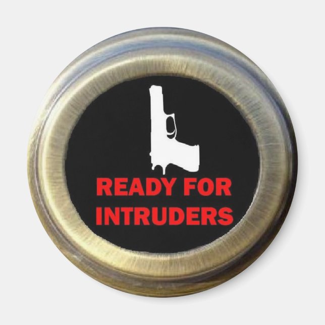 Bereit für die Sicherheit von Intruders-Waffen Magnet (Vorne)