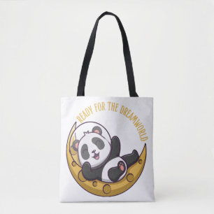 Bereit für die Traumwelt Hallo kleiner Panda in pa Tasche