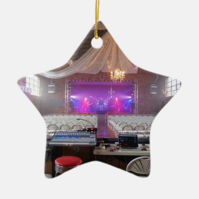 Bereit für ein Konzert Keramikornament (Vorne)