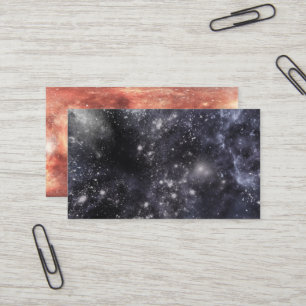 Bereit für ein kosmisches Geschäft Visitenkarte