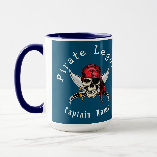 Bereit für eine Piraten-Abenteuer-Tasse Tasse (Links)