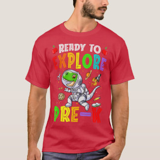 Bereit für Eplore Prek Astronaut T Re Dinosaur Boy T-Shirt