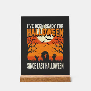 Bereit für Halloween-Friedhof-Design_1 Acrylschild