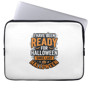 Bereit für Halloween Vintage Gruseliges Shirt-Desi Laptopschutzhülle