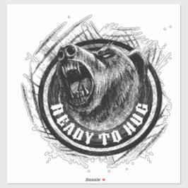 Bereit für HUG Aufkleber