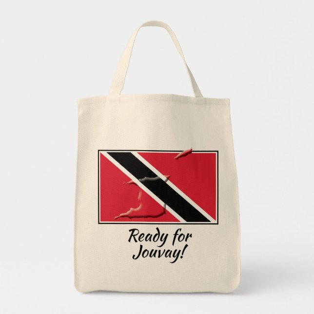 BEREIT FÜR JOUVAY | Personalisierbar | TRINIDAD FL Tragetasche (Vorne)