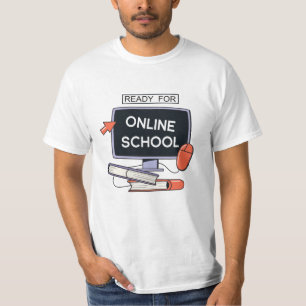 Bereit für Online School T-Shirt