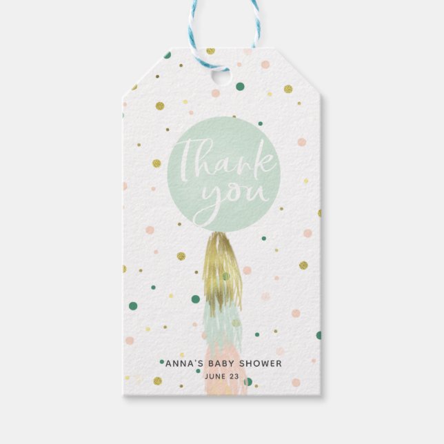 Bereit für Pop Baby Dusche Gefallen Tag Geschenkanhänger (Vorderseite)