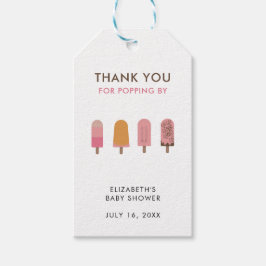 Bereit für Pop Baby Dusche Vielen Dank Geschenkanhänger