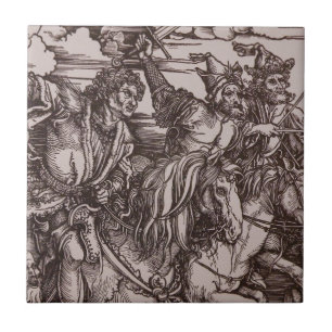 Bereit für Schlacht - Azulejo-Fliese Fliese