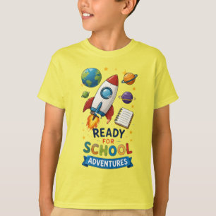 Bereit für Schulabenteuer Rocket Kids T-Shirt