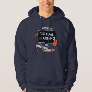 Bereit für virtuelles Lernen Hoodie