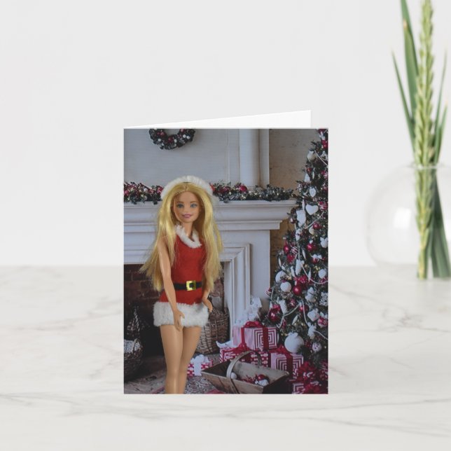 Bereit für Weihnachten. Weihnachtskarte Karte (Vorderseite)