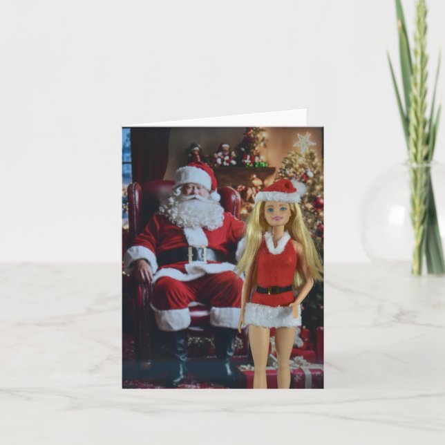 Bereit für Weihnachten. Weihnachtskarte Karte (Vorderseite)