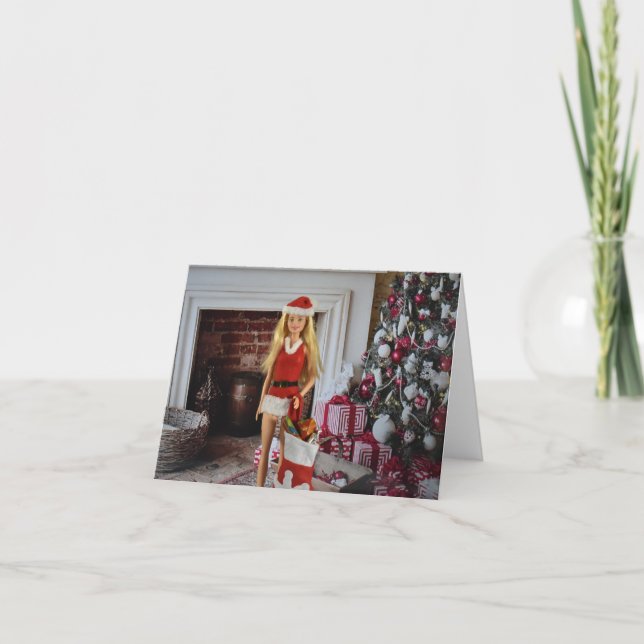 Bereit für Weihnachten. Weihnachtskarte Karte (Vorderseite)