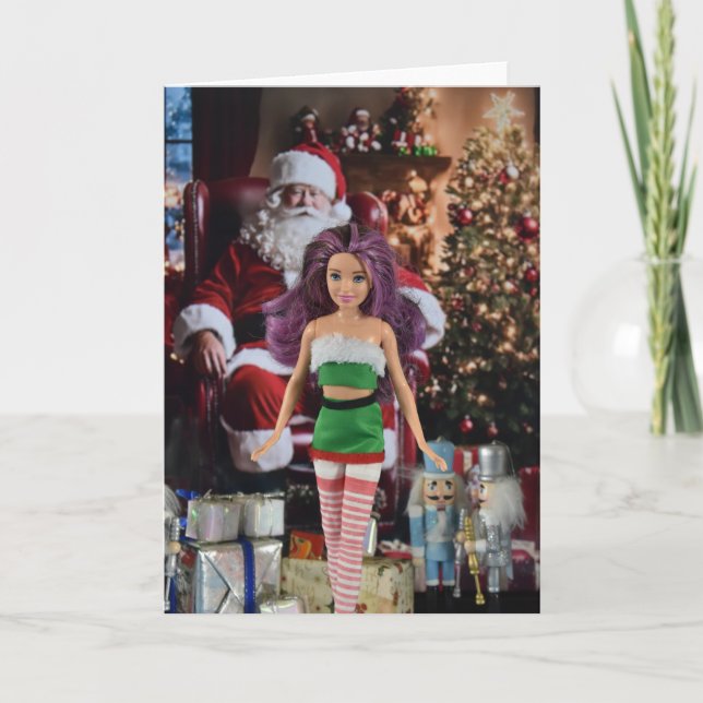 Bereit für Weihnachten. Weihnachtskarte Karte (Vorderseite)